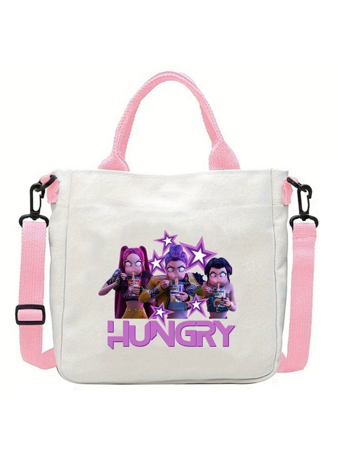 general K-POP: The Demon Girl Group's Large Capacity Fashion Shoulder Bag with Multiple Functions - Portable and Compact for Work Commuting and Wearing - Image 1